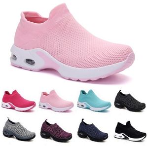 Style2 mode män springskor vit svart rosa laceless andas bekväma herrtränare canvas sko designer sport sneakers löpare löpare