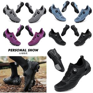 Men Dirt Roadad Bike Designer Sports Flat Speed ​​Cycling Sneakers Flats Mountain Bicycle Footwear Spd Cleats Shoes 36-4 47 S