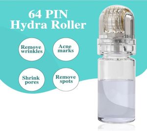 Hydra Derma Roller 025mmゴールドチタンのヒントマイクロニードルデルマスタンプアンチエージングフェイススキン再利用可能なマイクロニードル液体4177049