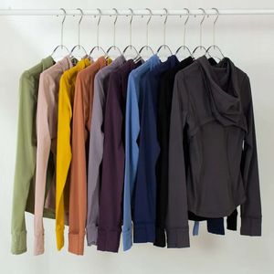 LU Align Womens Sweatshirts 복장 피트니스 러닝 스트리트 가을 겨울 여성 재킷 긴 슬리브 스포츠 나이트 런 요가 카디건 후드 티 탑 조그 그레이 루 -08 2024