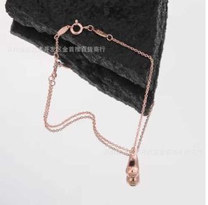 Light Luxury Tiffayss Super Sparkling Five Diamond Heart Shaped Rose Gold Armband Small and Simple Gift To Best Friends