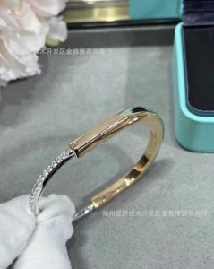 Designer Tiffay Lock Bracelet New Ins High Quality Chain Silver Head