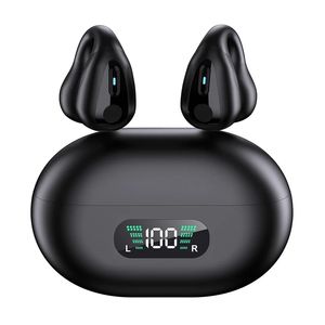 Q80 TWS Trådlösa hörlurar Bluetooth Earphone Control Sport Bone Ledning Headset Vattentät mikrofon Musik Earphone Work Smartphone