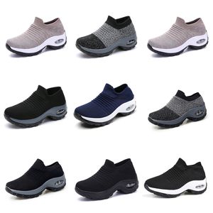 Damen Herren GAI Laufschuhe atmungsaktiver Sneaker Triple White Triple Black Grey Dark Mesh Plateauschuhe Sport Tennis Two