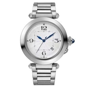 Pasha Kettle 41mm High Quality Unisex Automatisk designer Klockor Snabbutgivningsrem Alla detaljer Synkroniserade Original Sapphire Mirror Water Resistant 100 meter