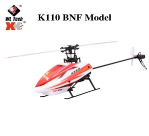 WLTOYS XK K110 6CH 3D 6G Sistem Uzaktan Kumanda Fırçasız RC Helikopteri Verici Olmayan K100K120K123 K124 2111044858291
