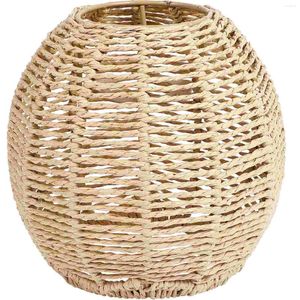 Lâmpadas pendentes imitação rattan abajur teto lustre lâmpada lâmpada estilo chinês abajures