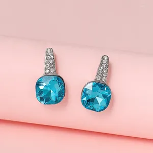 Stud Earrings ER-00556 Genuine Austrian Crystal Jewlery Silver Plated Luxury For Women 2024 Trending Valentine's Day Gifts