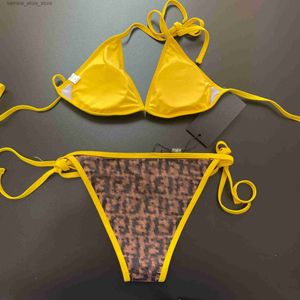 Kadın Mayo Kadın Tasarımcı B Moda Mayo Seksi Kızlar Mayo Takımına Tek Parçalı Yüzme Giyim Set Yüzme Bikini Yatakçıları Q240306