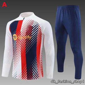 23 24 GAVI Barca Set da calcio 2023 2024 Giacca TUTA Barcelonas Maglie da calcio a maniche lunghe Uniformi da uomo LEWANDOWSKI Felpa con cappuccio TRAINING Camicie 660