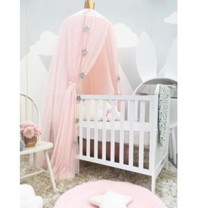 Crib Netting Baby Mosquito Decor Net Canopy Cot Cot Bed Valance Valance Hung Dome Girls Room Księżniczka Księżniczka Play Tents5569127