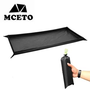 3D Camping Mat Outdoor Waterproof Picnic Mat 210D Oxford Bath Bathtub Shape Floor Mat Tent Ground Sheet Tarp Beach Mat 3 Sizes 240223