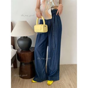 Spring New Tencel Light Denim Floor Drag Pants Jeans Jeans 837