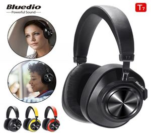 Bluedio t7 plus fones de ouvido bluetooth 50 inteligente ai estéreo portátil sem fio fone ativo redução ruído cancelamento headmo2311512