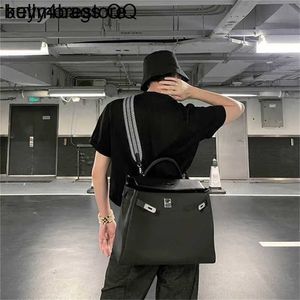 Bolsa 7a Kelily 40cm 50cm Couro Genuíno Tamanho Feito à Mão Versão Personalizada Capcity Couro Genuíno Para Homens de Negócios Largehave H1Z3U