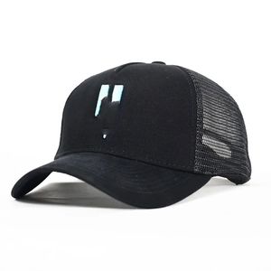 cap män kvinnor baseball tennis mode casual sun hatt för sommar ankomst mesh cap svart