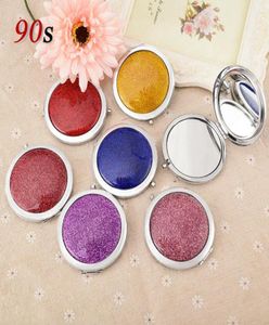 Makeup Mirror Pocket Mini Portable Travel förstoringsspegel Make Up Vanity Small Compact Gem Mirrors Drop 20181696224