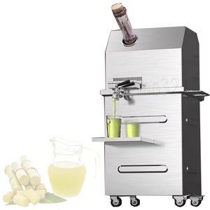 220Velectric Sugarcane Juicer Machine Effect 3 rullar med kylluftsventlar Sugar Cane Extractor Squeezer för handel