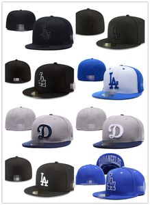 2024 Cappelli aderenti Cappello snapback Cappellini da baskball Tutti i team Logo LLAA uomo donna Sport all'aria aperta Ricamo Cotone piatto Berretti chiusi Berretto da sole flessibile taglia 7-8 H12-3.6