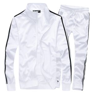 Set da uomo Abbigliamento sportivo Autunno 2 pezzi Tuta sportiva da uomo Giacca Pantaloni Tuta da jogging maschile Tuta da allenamento sportiva 240219