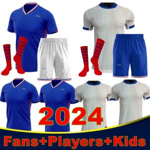 24 Maglia francese Home MBAPPE maglie da calcio DEMBELE COMAN SALIBA KANTE Maillot de foot equipe Maillots GRIEZMANN kit per bambini Maglia da calcio per uomo Tifosi