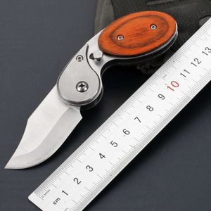 Outdoor Mini With Colorful Wooden Handle, Multi Functional Small Folding Knife, Camping Self Defense, Portable Tactical Pocket Knife 331907