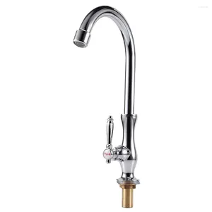 Bathroom Sink Faucets Faucet Household Commercial Zinc Alloy G1/2in Water Saving Universal El For Home Use Kitchen