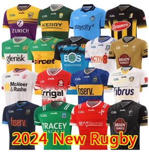 2024 GAA Rugby Jersey Dublin Down Louth Antrim Wexford Wicklow Laois Mayo Hurling Derry Westmeath Limerick Cork Donegal Ireland Koszulki Fermanagh Tyrone Tipperary