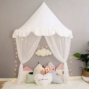 Babybett Moskitonetz Zelt für Kinder Mädchen Prinzessin Betthimmel Kinder Spielhaus Tipi Enfant Tipis Heimdekoration 240223