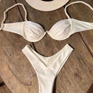 Sexig Micro Push Up Bikini 2024 Kvinnor Swimsuit Kvinnliga badkläder Thong Bikinis Set Brazilian Beach Wear Bathing Suit Biquini