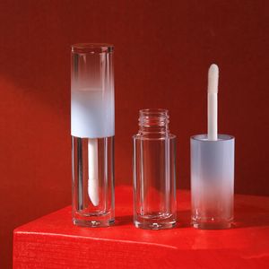 Gradient Lip Gloss Empty Tubes Refillable Lip Balm Container Lip Glaze Tube with Wand Silicone Portable Tool F202482