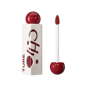 Chio Ture Triangle Lip Mud Not Touch Cup Matte Lip Glaze White Lipstick 240304