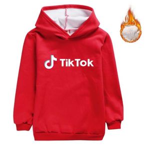 Tik Tok Thickened Sweatshirt For Big Boy Girl Clothes Fall Kid Print Casual Top Children Sport Clothing2353766