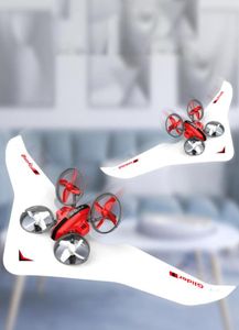 Fai da te 3 in uno giocattoli per aerei RC Aliante Quadcopter Drone Hovercraft Tre modalità di mare, terra e aria fresca Drift Natale Kid Birth4770118