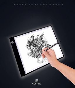 A4 LED Light Box Tracer Tavoletta digitale Gadget Tavolette grafiche Scrittura Pittura Disegno Ultrasottile Tracciamento Copia Pad Board Artcraft 1254929