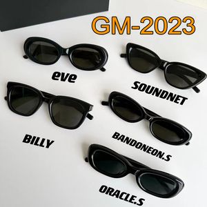 2023 Gentle Monster Solglasögon Fashion Women Brand Design GM Sunglass Lady Vintage Trendy Glasses Eyewear UV400 Eve Billy Soundnet Rococo