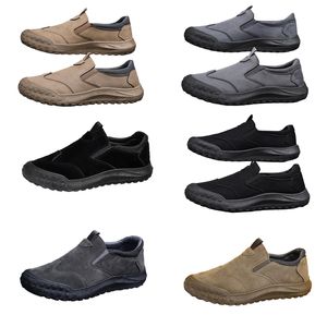 Men's shoes, spring new style, one foot lazy shoes, comfortable and breathable labor protection shoes, men's trend, soft soles, sports and leisure shoes non-slip trendings