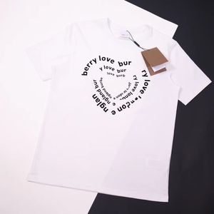 Summer Kid T Shirt Baby Graphic Tee krótkie rękawie w kształcie serca z literą 100% bawełny 100-160 S-4xl Nowa marka dla dzieci Designer Ubrania