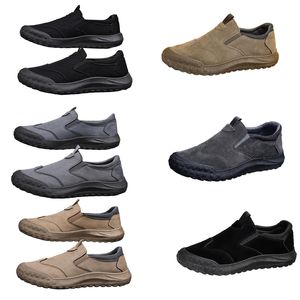 Men's shoes, spring new style, one foot lazy shoes, comfortable and breathable labor protection shoes, men's trend, soft soles, sports and leisure shoes eur size 44