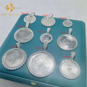 빠른 배달 패션 보석 스털링 시에 사진 gra vvs moissanite 메모리 펜던트