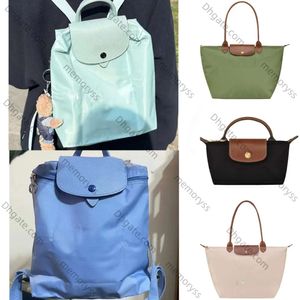 2024 Dumpling Bag Longo Grande Capacidade Carteira Designer Mulheres À Prova D 'Água Nylon Bolsa Bolsa Ombro Crossbody Sacos De Compras Bordado Big Travel Tote