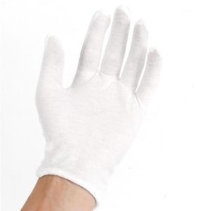 Reutilizável 12 pares de trabalho luvas de segurança algodão fino seco mão hidratante cosméticos eczema mão moeda jóias inspeção luvas11083953