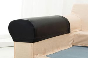 1 par soffa armstöd täcker pu läder polyester soffa stol arm vila skyddare stretchy covers12012099