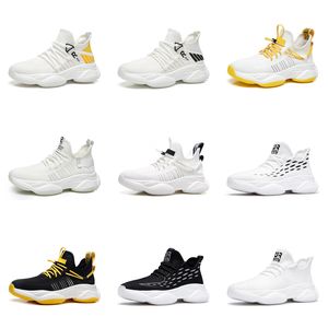GAI Running shoes Mens breathable black white gray yellow Spring and Summer Breathable Lightweight trainers tennis Six