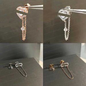Stud Designer de alta qualidade brincos de orelha série único brincos deslizantes mulheres jóias 240306