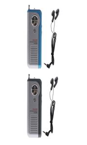 OOTDTY Mini Portable Auto Scan FM Radio Receiver Clip With Flashlight Earphone DK88096760205