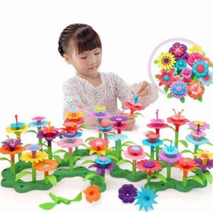 Flower Garden Building Toys Build bukiet kwiecisty zestaw dla małych dzieci i dzieci w wieku 3 5 5 lat dziewczęta Pre A7463926