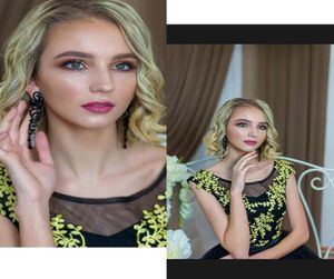 Fashionlong örhängen Angel Wings Rhinestone Crystal örhängen Black Fashion Jewelry Earrings for Women Dress 2018 New Ersh70 S9146814512