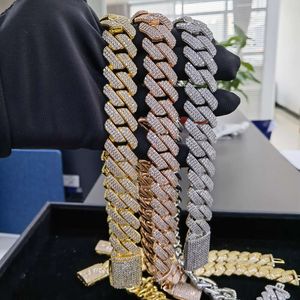 Hot-selling High Quality 14mm 20mm Hip Hop Cuban Link Chain Necklace for Man
