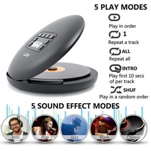 T CD204 Rechargeable CD Player Bluetooth Portable CD Player with Rechargeable Battery LED Display Personal CD Walkman To Enjoya513029136